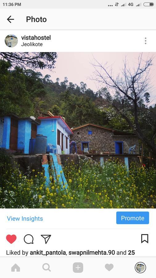Vista Hostel Jeolikote, Nainital Patwa Dunga Bagian luar foto